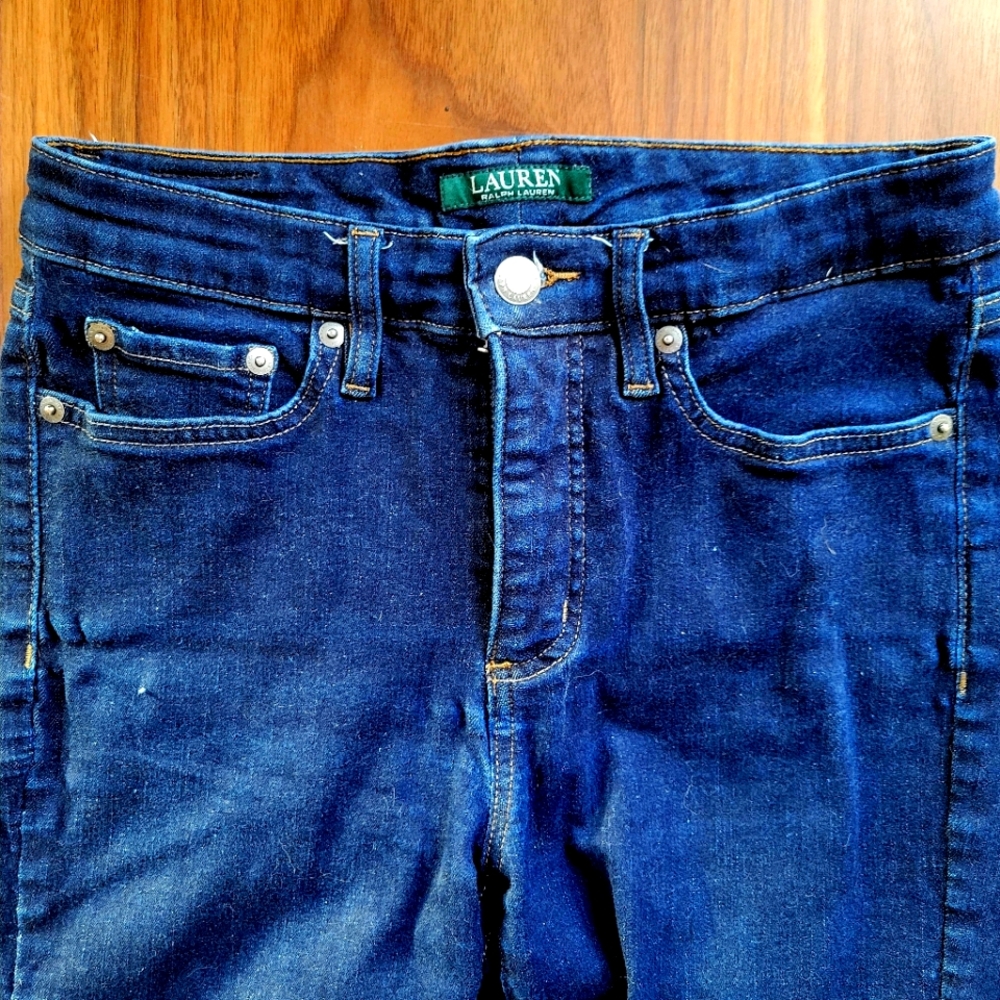Lauren Ralph Lauren Dark Wash Skinny Jeans 6P
